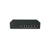 Неуправляемый 4 портовый PoE коммутатор PUS-TT04L-60RM Plus с изоляцией портов и возможностью установки в стойку