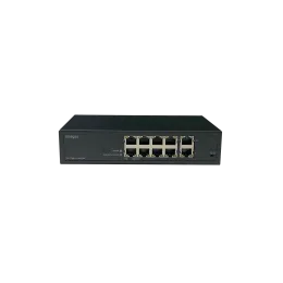 Неуправляемый 8 портовый PoE коммутатор PUS-TT08L-120RM Plus с изоляцией портов и возможностью установки в стойку