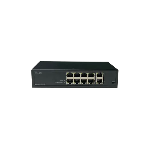 Неуправляемый 8 портовый PoE коммутатор PUS-TT08L-120RM Plus с изоляцией портов и возможностью установки в стойку