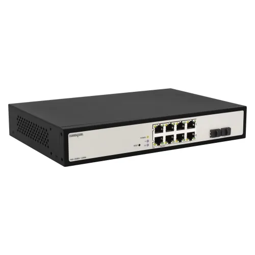 Управляемый гигабитный 8 портовый Web Smart PoE коммутатор POWERTONE PWS-2S08G-120RM — фото 2
