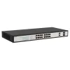 Управляемый гигабитный 16 портовый Web Smart PoE коммутатор POWERTONE PWS-TS16G-250R — фото 2
