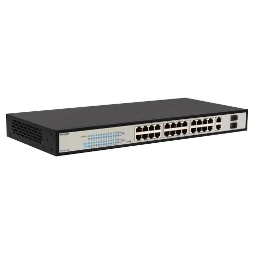 Управляемый гигабитный 24 портовый Web Smart PoE коммутатор POWERTONE PWS-TS24G-370R — фото 2