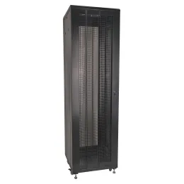 Шкаф напольный Pixietech 42U, усиленная конструкция до 1500 кг, 800*1000*2000 мм, перфорированная дверь