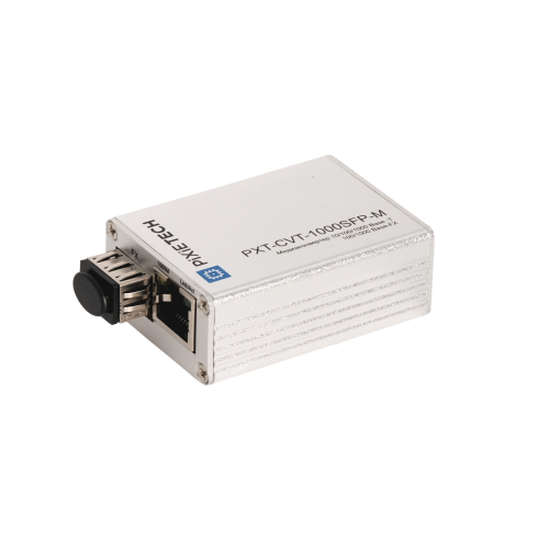 Медиаконвертер 10/100/1000-Base-T / 100/1000Base-FX с SFP-портом (мини)