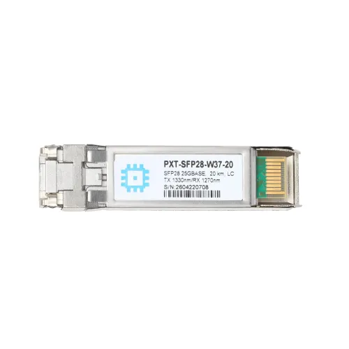 Модуль SFP28 WDM, 25GBASE, разъем LC, дальность до 20 км, 1330 нм (PXT-SFP28-W37-20)