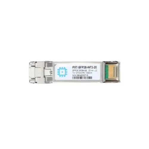 Модуль SFP28 WDM, 25GBASE, разъем LC, дальность до 20 км, 1270 нм (PXT-SFP28-W73-20)