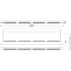 Патч-панель Pixietech, 19" неэкранированная, 0.5U,, 24 порта, cat.5e горизонтальная заделка — фото 2
