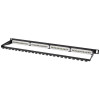 Патч-панель Pixietech, 19" неэкранированная, 0.5U,, 24 порта, cat.5e горизонтальная заделка — фото 4