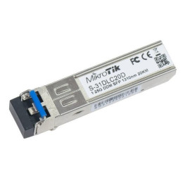 Модуль Mikrotik SFP оптический, 1.25G, дальность до 20км, 1310нм