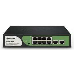 Неуправляемый PoE коммутатор, 8 портов GE PoE 90W + 2 порта GE uplink RJ45