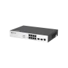 Управляемый PoE коммутатор уровня 2 BDCOM S2510-P, 8x 10/100/1000Base-T, 2x 100/1000BASE-X (SFP), PoE 802.3af/at до 130W, 220VAC — фото 4