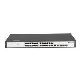 Управляемый коммутатор уровня 2 BDCOM S2528-C, 24x 10/100/1000Base-T, 4x combo 1G SFP/RJ45, 220VAC