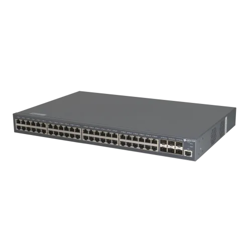 Управляемый PoE коммутатор уровня 3 BDCOM S2900-48P6X, 48x 10/100/1000Base-T PoE 802.3af/at до 740W, 6x 1/10GE SFP+, 220VAC + 44-57VDC — фото 3