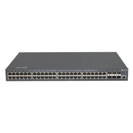 Управляемый PoE коммутатор уровня 3 BDCOM S2900-48P6X, 48x 10/100/1000Base-T PoE 802.3af/at до 740W, 6x 1/10GE SFP+, 220VAC + 44-57VDC