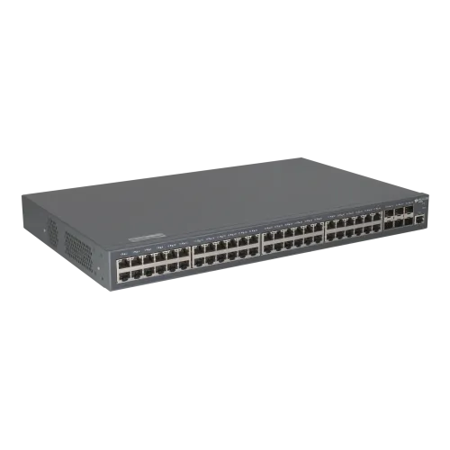 Управляемый PoE коммутатор уровня 3 BDCOM S2900-48P6X, 48x 10/100/1000Base-T PoE 802.3af/at до 740W, 6x 1/10GE SFP+, 220VAC + 44-57VDC — фото 4