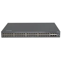 Управляемый коммутатор L3, 48 портов Gigabit SFP + 6 портов uplink 10G SFP+ c двумя БП AC-220