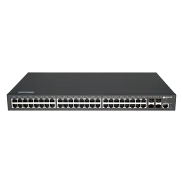 Управляемый коммутатор уровня 3 BDCOM S2900-48T4X, 48x 10/100/1000Base-T, 4x 1/10GE SFP+, 220VAC