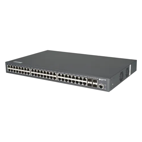 Управляемый коммутатор уровня 3 BDCOM S2900-48T4X, 48x 10/100/1000Base-T, 4x 1/10GE SFP+, 220VAC — фото 2