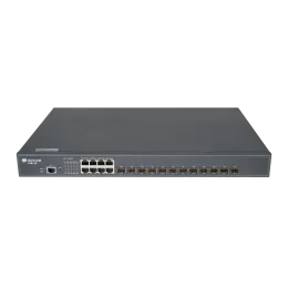 Управляемый коммутатор уровня 3 BDCOM S5612E-2AC, 8x 10/100/1000Base-T, 12x 1/10GE SFP+, 2 встроенных блока питания ~220V AC