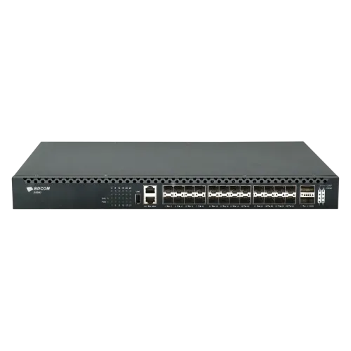 Управляемый коммутатор уровня 3 BDCOM S5800-24X2C, 24x 1/10GE SFP+, 2x 40/100GE QSFP28, Hot Swap БП 1+1, в комплекте 2x PSU AC ~220V AC