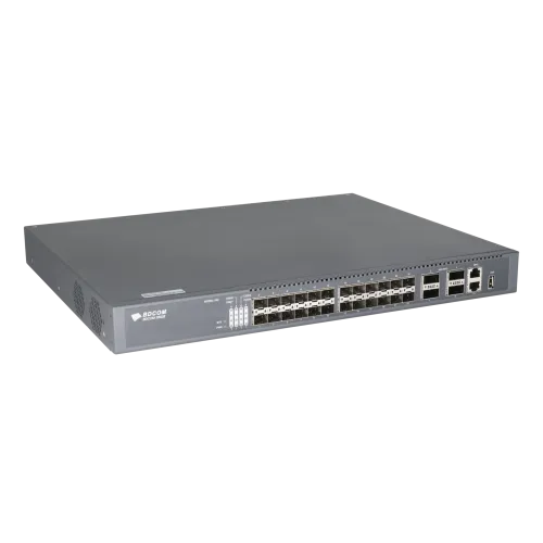 Управляемый коммутатор уровня 3 BDCOM S5828, 24x 1/10GE SFP+, 4x 40/100GE QSFP28+, Hot Swap БП 1+1, в комплекте 2x PSU AC ~220VAC — фото 3