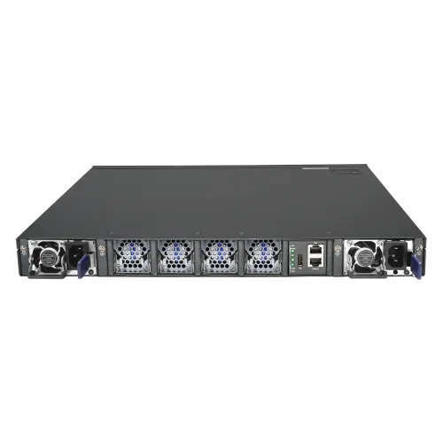 Управляемый коммутатор уровня 3 BDCOM S5864HB, 48x 1/10GE SFP+, 2x 40 QSFP+, 4x 40/100GE QSFP28. Hot Swap БП 1+1, в комплекте 2x PSU AC ~220V AC — фото 2