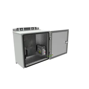 Настенный термошкаф 400x400x250 мм, IP65 (нагрев, контроль климата)