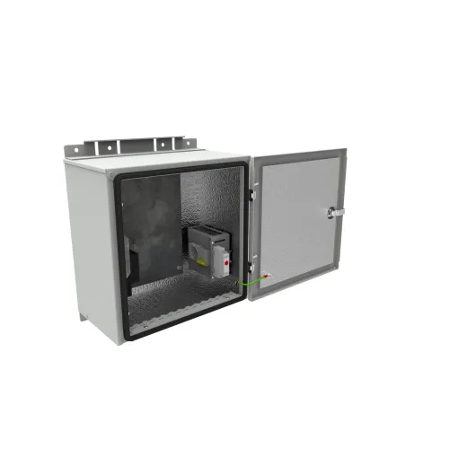 Настенный термошкаф 400x400x250 мм, IP65 (нагрев, контроль климата)