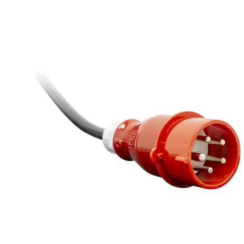 Блок электрических розеток на 36хIEC320 C13 и 6хIEC320 C19, шнур питания 3 м 5x2,5м2 с вилкой IEC 60309 16A 3P+N+E — фото 2