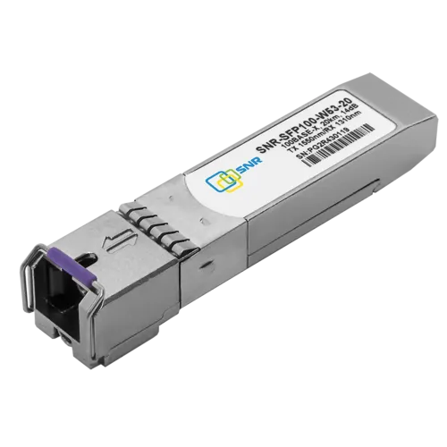 Модуль SFP WDM, дальность до 20км (12dB), 1550нм, 100Mb — фото 3