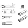Модуль SFP 2.5G CWDM оптический, дальность до 120км (34dB), 1350нм — фото 3