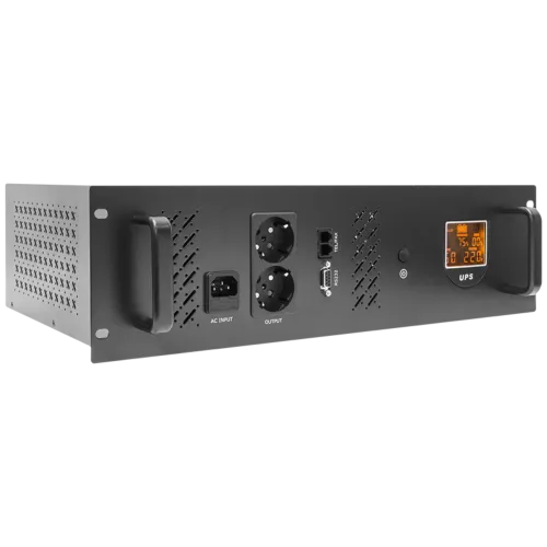 Источник бесперебойного питания Line-Interactive, 1000 VA, Rackmount LCD