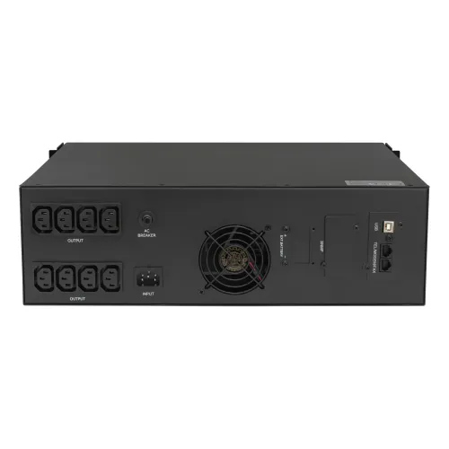 Источник бесперебойного питания Line-Interactive SNR LIRT 2000ВА/1600Вт (PF-0.8), 1ф:1ф (220-240В), 36В (DC) (3x9Ач) — фото 3