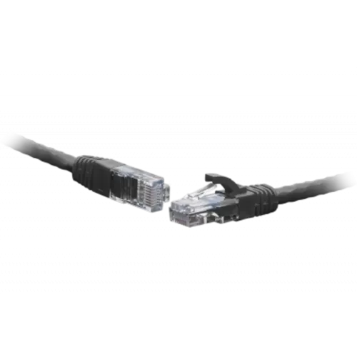 Коммутационный шнур U/UTP 4-х парный cat.5e 0.5м LSZH standart чёрный