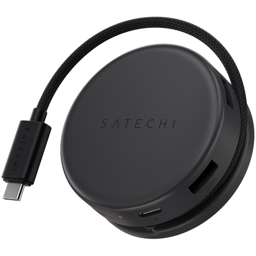 SATECHI OntheGo 7-in-1 Multiport Adapter (Space Black) — фото 3