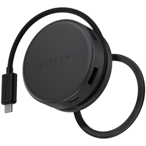 SATECHI OntheGo 7-in-1 Multiport Adapter (Space Black)