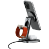 SATECHI 3-in-1 Foldable Qi2 Wireless Charging Stand (Space Gray) with Type A,C,G plugs — фото 5