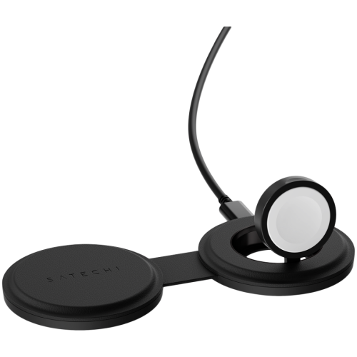 SATECHI OntheGo 2-in-1 Wireless Charger (Black) — фото 5