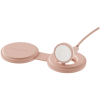 SATECHI OntheGo 2-in-1 Wireless Charger (Desert Rose) — фото 3