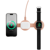 SATECHI OntheGo 3-in-1 Wireless Charger (Desert Rose) — фото 4