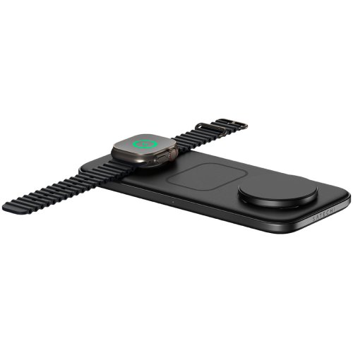 SATECHI Qi2 Trio Wireless Charging Pad - with Type A,C,G plugs — фото 4