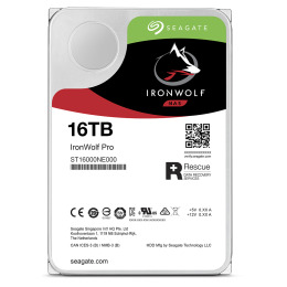 SEAGATE Ironwolf Pro NAS 16TB (7200 rpm)