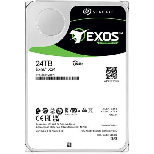 SEAGATE HDD Server Exos X24 24TB SAS (7200 rpm)