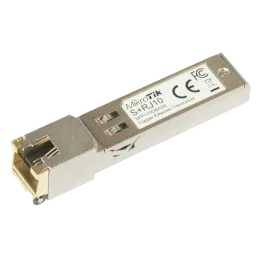 Модуль Mikrotik SFP+ с интерфейсом RJ45, до 10G