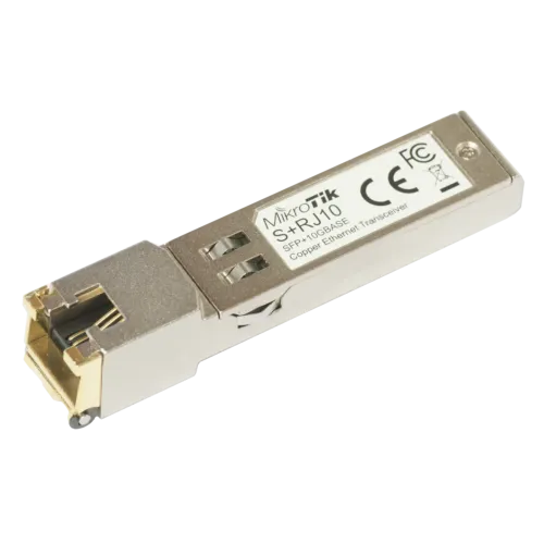 Модуль Mikrotik SFP+ с интерфейсом RJ45, до 10G