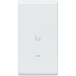 Ubiquiti U6-Mesh-Pro-EU Indoor/outdoor WiFi 6 AP with 4 spatial streams, an integrated super antenna, and a gigabit passthrough port