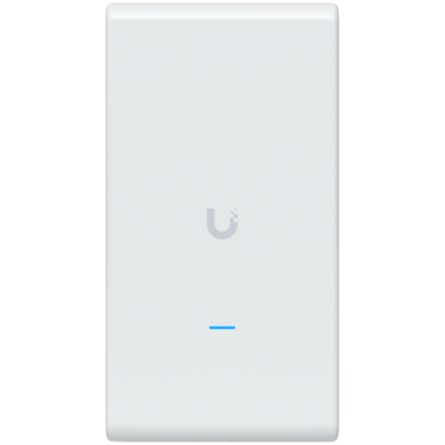 Ubiquiti U6-Mesh-Pro-EU Indoor/outdoor WiFi 6 AP with 4 spatial streams, an integrated super antenna, and a gigabit passthrough port