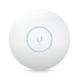 UBIQUITI U6+, WiFi 6, 4 spatial streams, 140 m² (1,500 ft²) coverage, 300+ connected devices, Powered using PoE, GbE uplink.