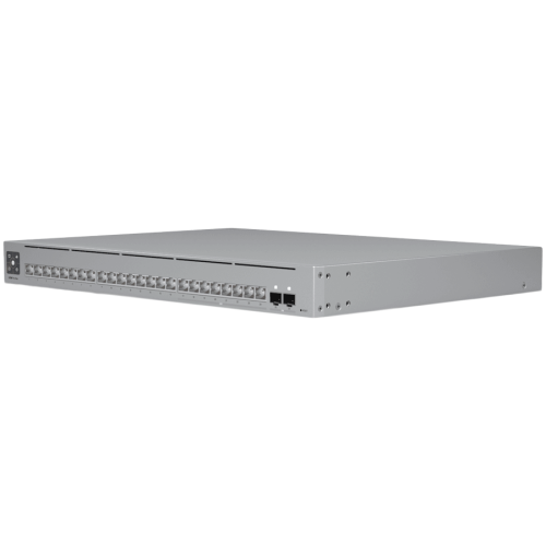 Ubiquiti 24-port, Layer 3 Etherlighting switch with 2.5 GbE, 8x 2.5 GbE RJ45 ports, 16x GbE RJ45 ports, 2x 10G SFP+ ports — фото 2
