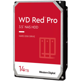 HDD Desktop WD Red Pro (3.5'', 14TB, 512MB, 7200 RPM, SATA 6 Gb/s)